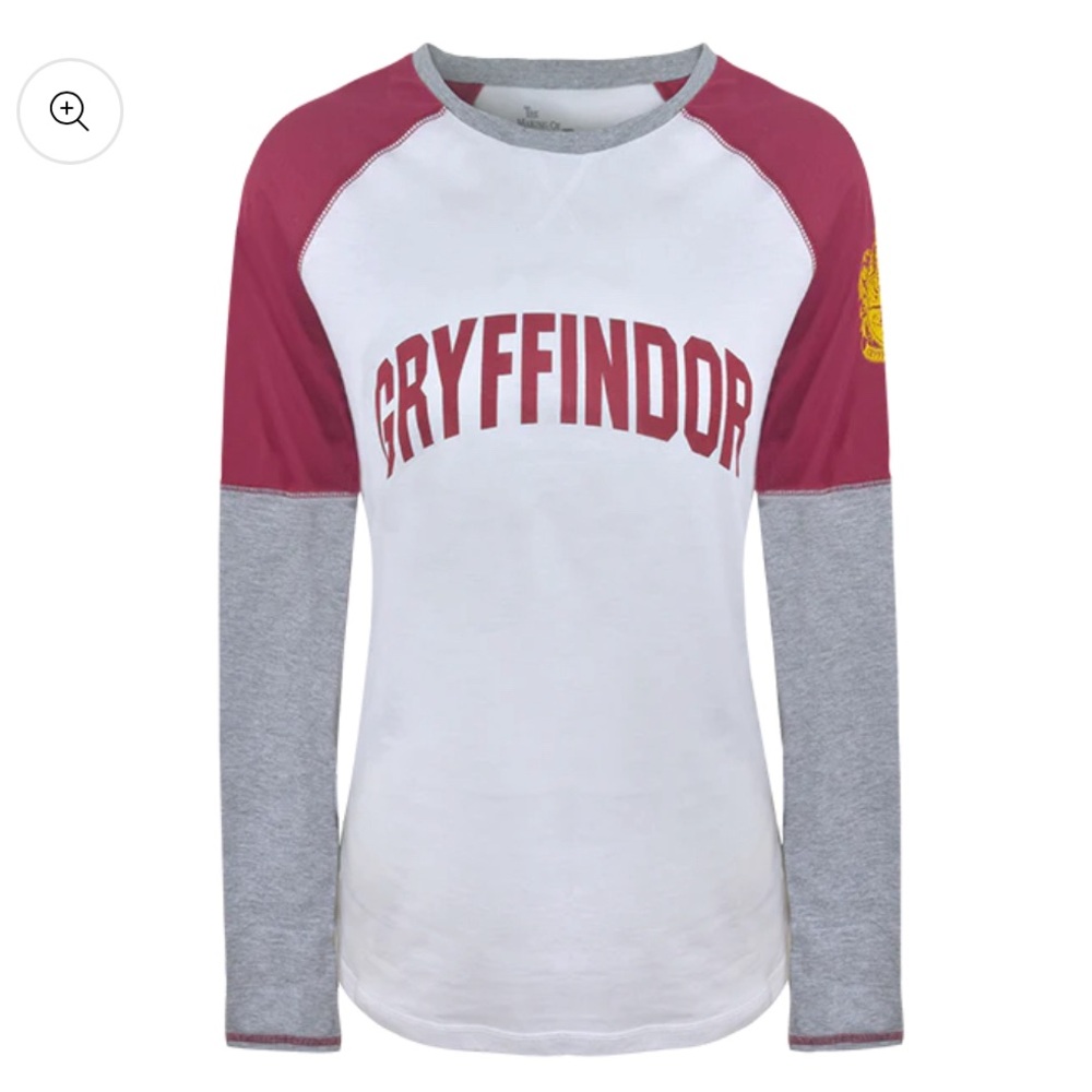The Wizarding World of Harry Potter Universal Studios Gryffindor Raglan Shirt S